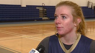 Norwell girls basketball senior Lillian Norris full practice interview ahead of 3A semistate 2122 [upl. by Pacifica]