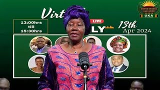 Edith Nawakwi Speaking at UKA Virtual Rally  HH and his friends are thieves [upl. by Isnan]