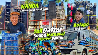 FULL KOMPLIT FULL KEJUTAN‼️Adu gensi Antar RT Daftar 13 sound system karnaval Rejoyoso bantur 2024 [upl. by Cleti379]