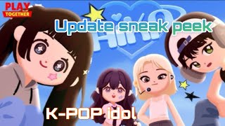 Update sneak peek KPOP idol [upl. by Ahsatak4]