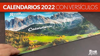 Calendarios 2022 con Paisajes y Versículos de la Biblia  Abba [upl. by Akihsal]