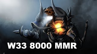 w33 World First 8000 MMR In Dota 2 [upl. by Harper]