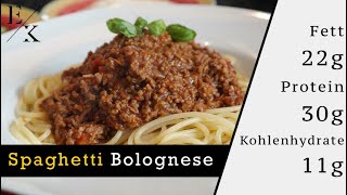 Spaghetti Bolognese  LECKER in 5 Minuten  Einfacher und besser als beim Italiener [upl. by Airuam]