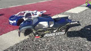 First Run Team Asso RC8T3HK Titan 15Losi Truggy 40Kleines Rennen  HD  Deutsch [upl. by Omero]