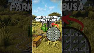 Automatyczna farma bambusa w minecraft 😵💥 [upl. by Gillespie]