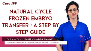 Frozen Embryo Transfer  Natural Cycle  Care IVF Embryo transfer Pregnancy test ivf treatment [upl. by Nhojleahcim903]