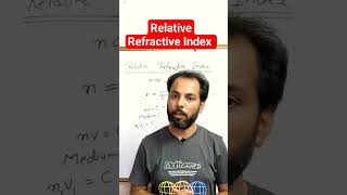 Relative Refractive Index Class 10 light refraction class10 physics maheshramnani [upl. by Hellman232]