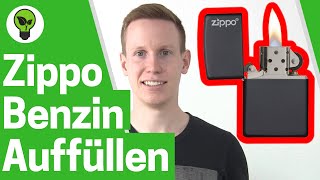 Zippo Auffüllen ✅ ULTIMATIVE ANLEITUNG Wie Benzinfeuerzeug mit Benzin Nachfüllen amp Befüllen [upl. by Euqinmod]