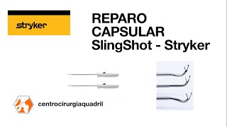 ARTROSCOPIA DE QUADRIL REPARO CAPSULAR COM SLINGSHOT  STRYKER [upl. by Isidor]