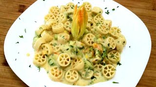 PASTA CON FIORI DI ZUCCA [upl. by Hsotnas999]