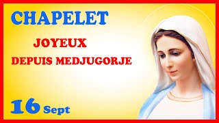 CHAPELET 🙏 Lundi 16 Sept  Mystères Joyeux [upl. by Waldon]