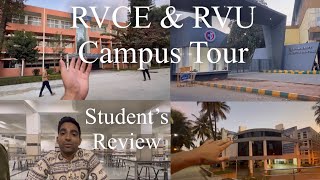 RV College Of Engineering Campus Tour  Student Review  Hostel Tour [upl. by Cacilie]