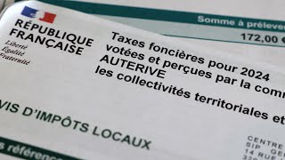 La taxe foncière a bondi de 20 en cinq ans 33 en dix ans en France [upl. by Asiak]