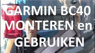 Garmin BC40 draadloze achteruitrijcamera monteren en in gebruik nemen [upl. by Elson]