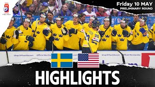 Highlights  Sweden vs USA  2024 MensWorlds [upl. by Ayit]