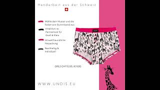 wwwundiseu Lustige bunte amp bequeme Boxershorts im Partnerlook für Männer Frauen amp Kinder [upl. by Elvin]