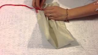 Drawstring Bag Instructions [upl. by Marasco]