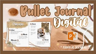 BULLET JOURNAL DIGITAL 🤎 [upl. by Nivrem]