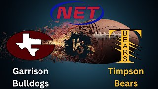 HS Playoff Football Garrison vs Timpson Audio Only [upl. by Lilyan463]