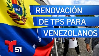 Inicia período de renovación de TPS para venezolanos [upl. by Mord]