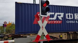 Bahnübergang Eltville am Rhein  Railroad Crossing  Spoorwegovergang [upl. by Huntington]