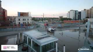 National Music Centre Calgary Flooding TimeLapse [upl. by Adrien]