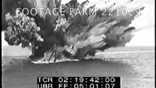 Sinking of HMS Barham 22102906mp4  Footage Farm [upl. by Crudden]