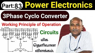 Three Phase Cyclo Converter in tamil [upl. by Artinad]