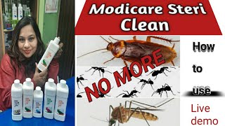 Modicare Steri Clean Demo By Ritu Arora [upl. by Anaoy]