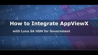 How to Integrate AppViewX with SafeNet AT Luna SA for Government [upl. by Renrag]