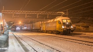 Nachts im verschneiten Bahnhof Brenner [upl. by Cameron894]