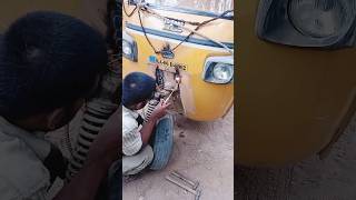 Ape Auto Chassis Welding  Three Wheeler Tinkering  Ape Platform Work  Piaggio Ape Body Repairing [upl. by Price303]