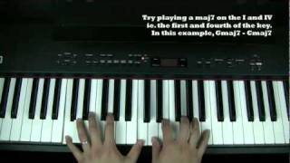 Piano Improvisation  Playing a Maj7 Chord  wwwquaverboxcom [upl. by Yedok637]