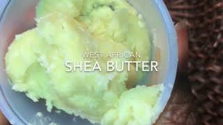 Consistency of East and West African Shea Butter [upl. by Zaneski]