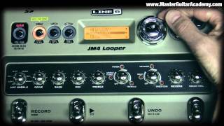 Line 6 JM4 Looper Time Stretching amp Tempo Change [upl. by Ahders]