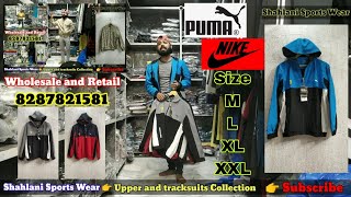 Delhi Tank Road Upper tracksuit wholesale market  Branded upper tracksuit Collection in Wholesale [upl. by Kinsley894]