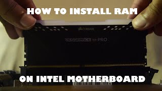 HOW TO INSTALL Corsair Vengeance RGB PRO RAM CORRECTLY ON TUF GAMING Z590 PLUS MOTHERBOARD [upl. by Leuqim810]