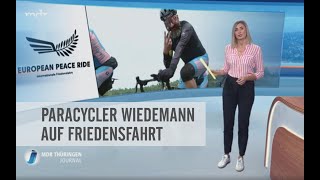 MDR Thüringen Journal  Paracycler Wiedemann auf Friedensfahrt [upl. by Suivart]