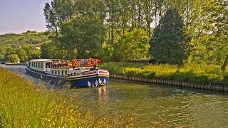 Burgundy France Tour by Hotel Barge on the Canal de Bourgogne  European Waterways [upl. by Mellar742]