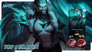 Wild Rift DRAVEN  TOP 1 Ruined Draven S13 Ranked Gameplay  Build [upl. by Mendelsohn]