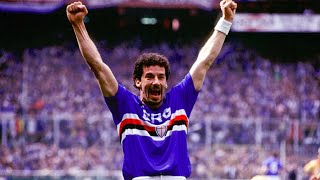 🔥 GIANLUCA VIALLI ALLA SAMPDORIA  BEST GOAL AND SKILLS 🔵⚪🔴⚫⚪🔵 [upl. by Macfadyn]