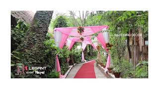 Wedding decoration at norling resort kathmandu wedding [upl. by Serilda]