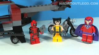 LEGO XMEN Wolverines Chopper Showdown 6866 [upl. by Eikceb]