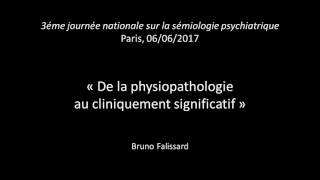 Sémiologie psychiatrique et physiopathologie des maladies mentales [upl. by Mechling532]