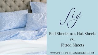 Flat Sheet vs Fitted Sheet Whats The Difference [upl. by Atsyrk248]