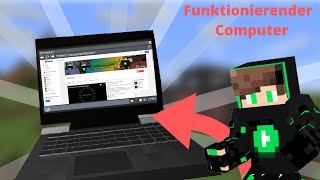 Funktionierender Computer in Minecraft  MrCrayfish Device Mod [upl. by Enirahtak]