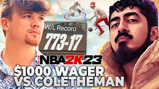 94 WIN COLETHEMAN vs TYCENO IN NBA 2K23  BEST OF 5 FOR 1000 [upl. by Iey]