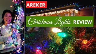 Areker Strawberry Christmas Lights Review [upl. by Hopkins423]