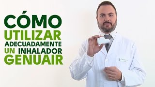 Cómo utilizar correctamente un inhalador Genuair Tu Farmacéutico Informa [upl. by Lyall]