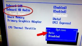 How to enable Front Panel Audio from BIOS ASRock N68CS UCC [upl. by Delia859]